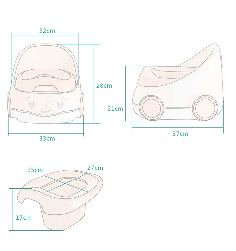 Форма автомобиля портативный горшок туалет Детские Аксессуары горшок обучение детское сиденье милый пластиковый контейнер для сбора мочи для детей сиденье для унитаза