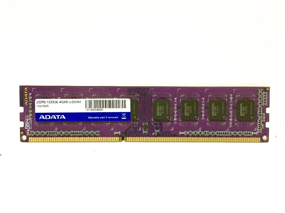 Модуль оперативной памяти для ПК ADATA настольный компьютер DDR3 2 ГБ 4 8 PC3 1333 1600 МГц 2G