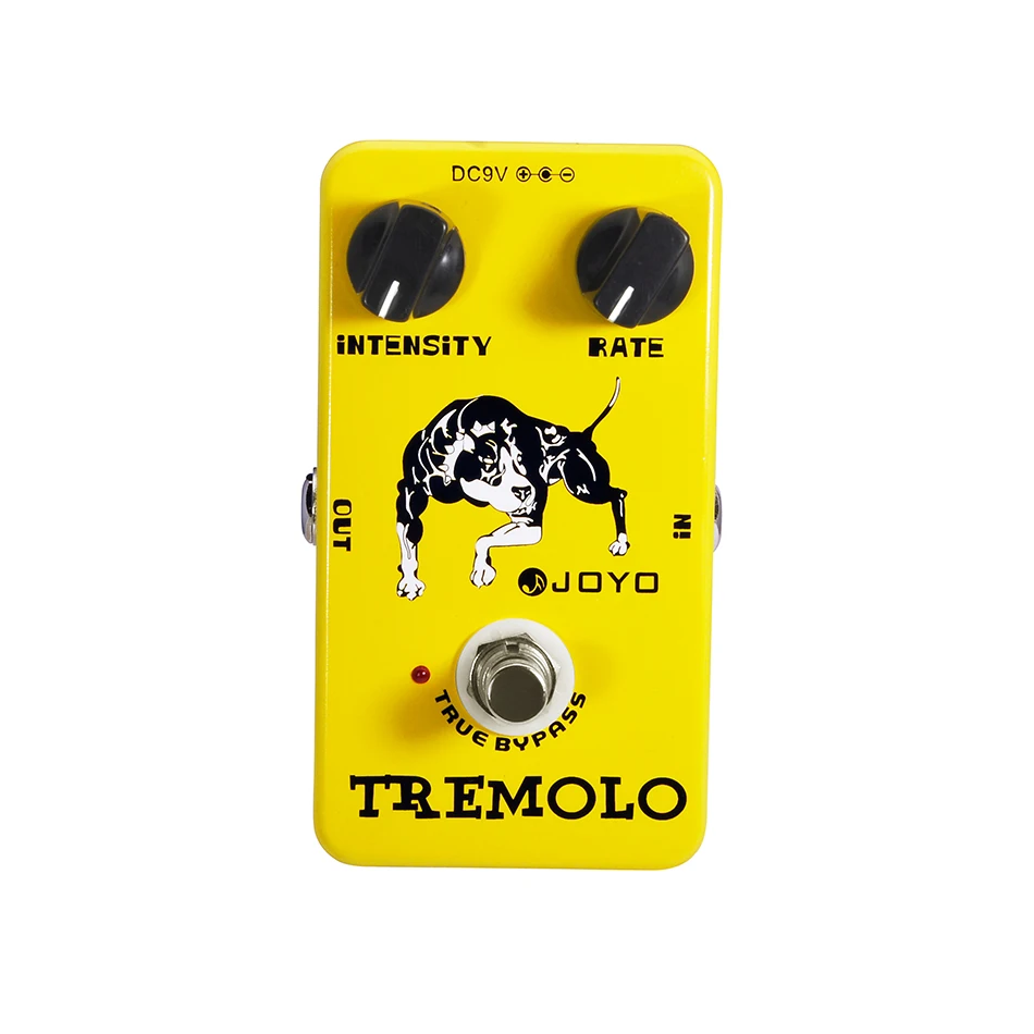 JOYO JF 09 Tremolo педаль для гитары аналоговые эффекты регулировка интенсивности