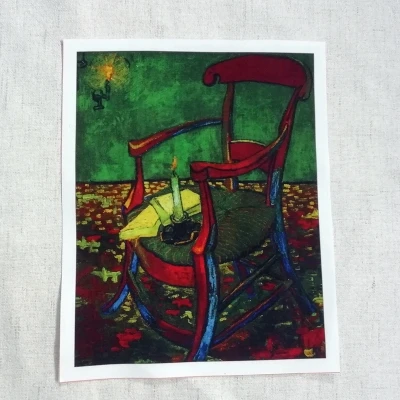 Ван Гог картина маслом ручной работы ткань DIY Пэчворк/позиционирование ...