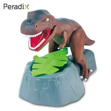 Милый кусающий палец игра с динозаврами электронный игрушечный динозавр дети креативный трюк игрушка кусая рука динозавр Прямая