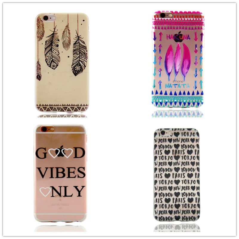 

Case Cute Cake Leaf Feather Phone Cases Mobile Phone Case Back Cover Case Capa Coque For Iphone X 6 6s Plus 7 Plus 5 5s 8 Plus