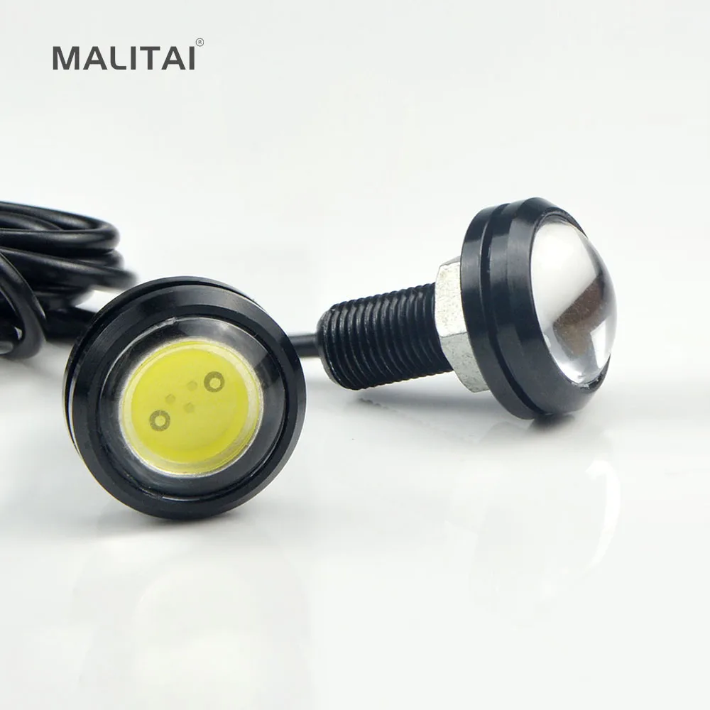 

1Pcs High Power 23mm 12V Auto LED Eagle Eye Waterproof Daytime Running lights DRL Fog Warning Park Brake lamp