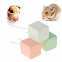 1 шт. хомяк скрежетание зубами минеральный фильтр для очистки воды кальция игрушка Кролик Крыса игрушечные белки Cube повесить зверек