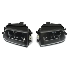 2x Frente Bumper Fog Lâmpada Luz de Condução Para BMW E39 528i 540i Z3 1997-2000 Preto