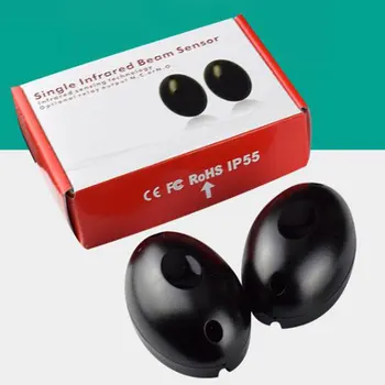 

2pcs Beam Photocell Detector for Garage Gate Automatic Door optional relay on output N.C or N.O