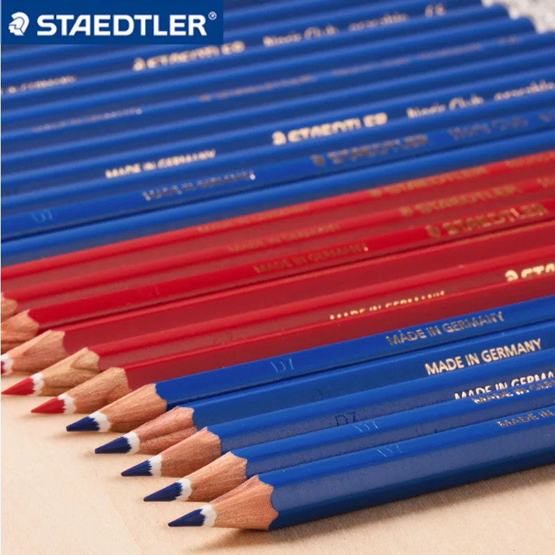 12pcs STAEDTLER 144 Colored Pencils With Eraser Drawing Pencil School Stationery Office Art Supplies Student Painting Pencils 2