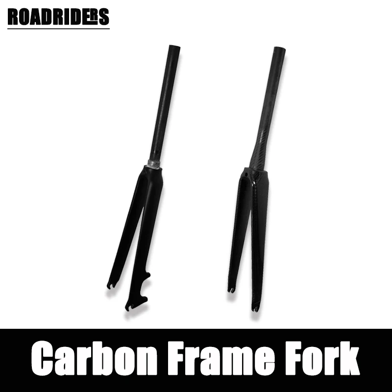 

2019 ROADRIDERS ONE Carbon Fiber Forks Road Bike Fork 700C 1-1/8" Disc Brake Hard Front MTB Fork Bicycle Fork