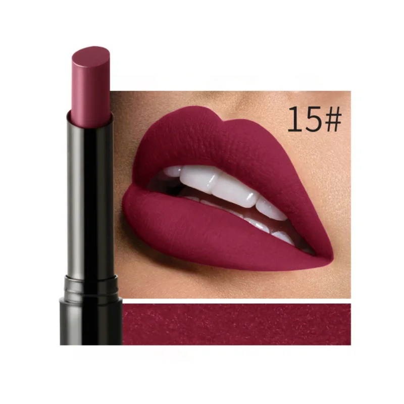 16 Colors Lips Makeup Long Lasting Waterproof Matte Lipstick Pencil Easy To Wear Lip Stick Make Up Beauty Cometics maquiagem 16 Colors Lips Makeup Long Lasting Waterproof Matte Lipstick Pencil Easy To Wear Lip Stick Make Up Beauty Cometics maquiagem