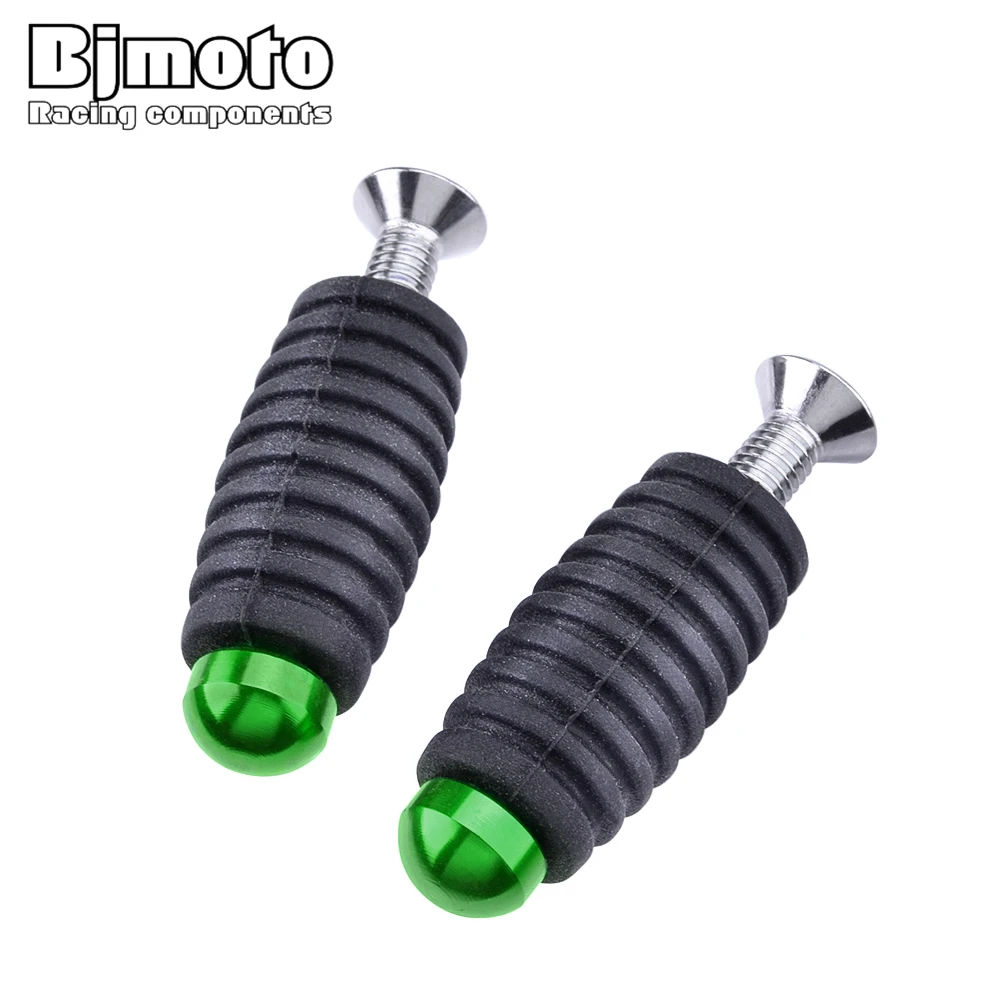 

6MM M6 Brake Lever Toe CNC Peg Gear Shift Toepeg Pedals Adapter for Kawasaki Suzuki Yamaha Honda Ducati Aprilia BMW Rearsets