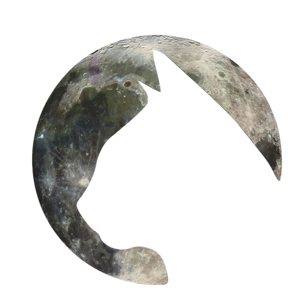 

Graphic Cat Circle Silhouette Moon Vinyl Helmet Car Laptop Sticker Sticker Personality Accessory Car