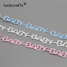 Lucia crafts 10 мм белые, синие, розовые "детские" кружевные ленты с отделкой аксессуары 2y/лот P0604