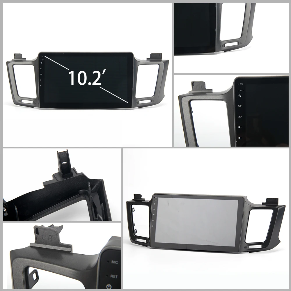 Discount RoverOne For Toyota RAV4 2013 2014 2015 2016 Android 9.0 Autoradio Car Multimedia Player Radio GPS Navigation Head Unit NO DVD 5