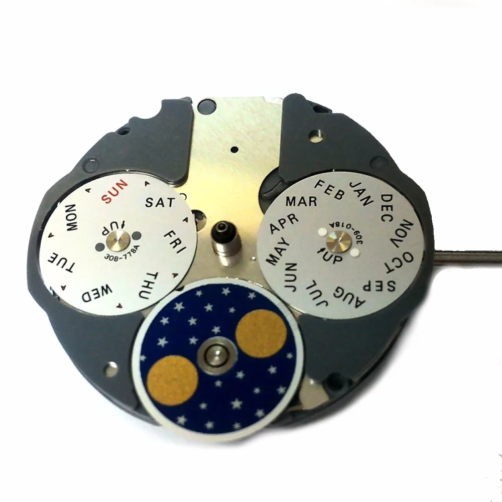 Кварцевые часы MIYOTA 6P80 OOA Moon Phase с механизмом|movement|movement watchmovement quartz |