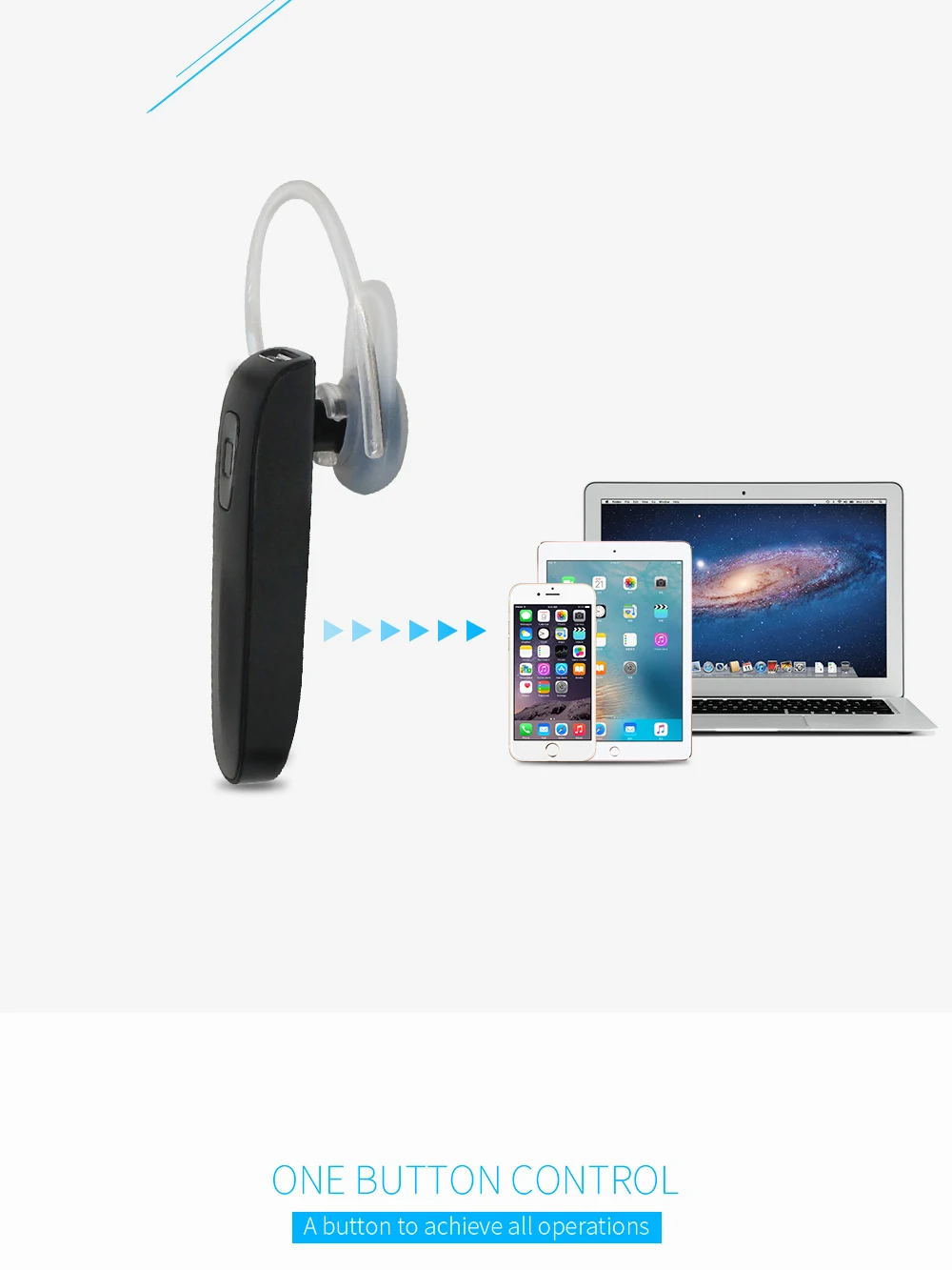 YODELI B1 Mini Earbud Wireless Bluetooth Earphone with Microphone for Car Mobile Phone Sport Noise Reduction Headset Headphones (6)