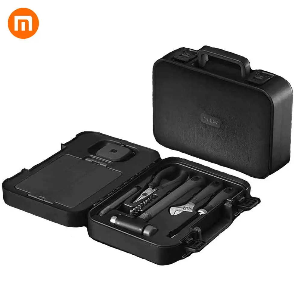 

HOT Xiaomi Mijia MIIIW Tool Storage Box Tape Measure Screwdriver Wrench Nose Pliers Hammer Home Maintenance Toolbox