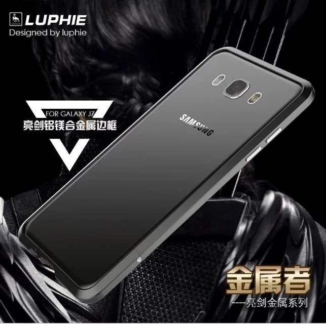 Para Samsung J7 2016 original luphie aluminio metal Marcos caso cubierta de parachoques para Samsung J7 2016 metal para móviles|case logic usb case|case cigarettecases for the samsung captivate -