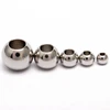 50pcs/lot Stainless Steel Round Ball Beads Silver color 2 3 4 5 6 7 8mm with Large Hole European Space Beads for DIY Jewelry ► Photo 1/3
