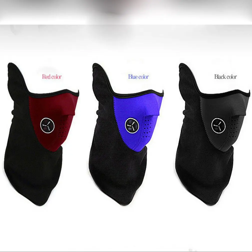

Warm Soft Fleece Half Face Mask Cover Face Hood Protection Cycling Ski Sports Outdoor Winter Neck Guard Scarf Warm Mask