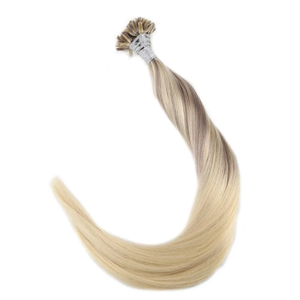 Murah Penuh Bersinar Pra Terikat Rambut U Tip Ekstensi Balayage Berwarna Ekstensi 50G Remy Rambut Fusion U Tip Ekstensi Rambut rambut Manusia Harga Penuh Bersinar Pra Terikat Rambut U Tip Ekstensi Balayage Berwarna Ekstensi 50G Remy Rambut Fusion U Tip Ekstensi Rambut rambut Manusia