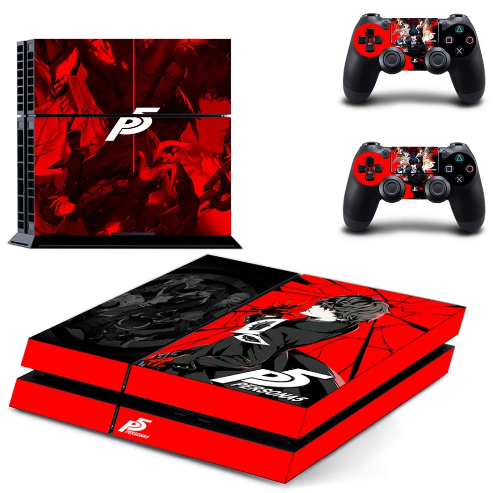Виниловая наклейка Persona 5 The Royal P5 PS4 для консоли Playstation 4 и 2 контроллера PS4|Наклейки|