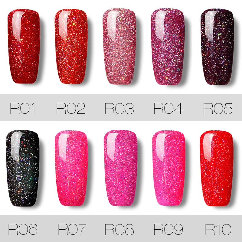 ROSALIND 10 мл гель лак для ногтей Радужный маникюра все топ база ногтей|nail polish|nail