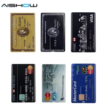 New Arrival 100% Capacity credit card model 4GB 8GB 16GB 32GB USB 2.0 Memory Stick Flash Pen Drive pen drive pendrive