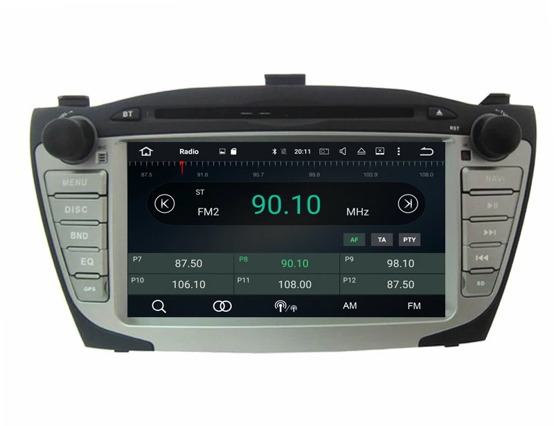 Octa(8) Core Android 8,0 автомобильный Dvd плеер gps для hyundai IX35 Tucson 2009-2013 навигатор Аудио мультимедиа Авто Радио Стерео Оперативная память 4G Встроенная память 32G