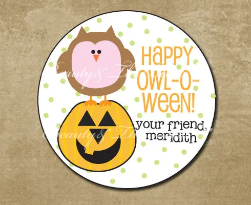 Us 9 82 18 Off Personalized Labels Party Favors Owl Kids Treat Bags Custom Hy Stickers Cupcake Toppers In Us 9 82 18 Off Personalized Labels Party Favors Owl Kids Treat Bags Custom Hy Stickers Cupcake Toppers In