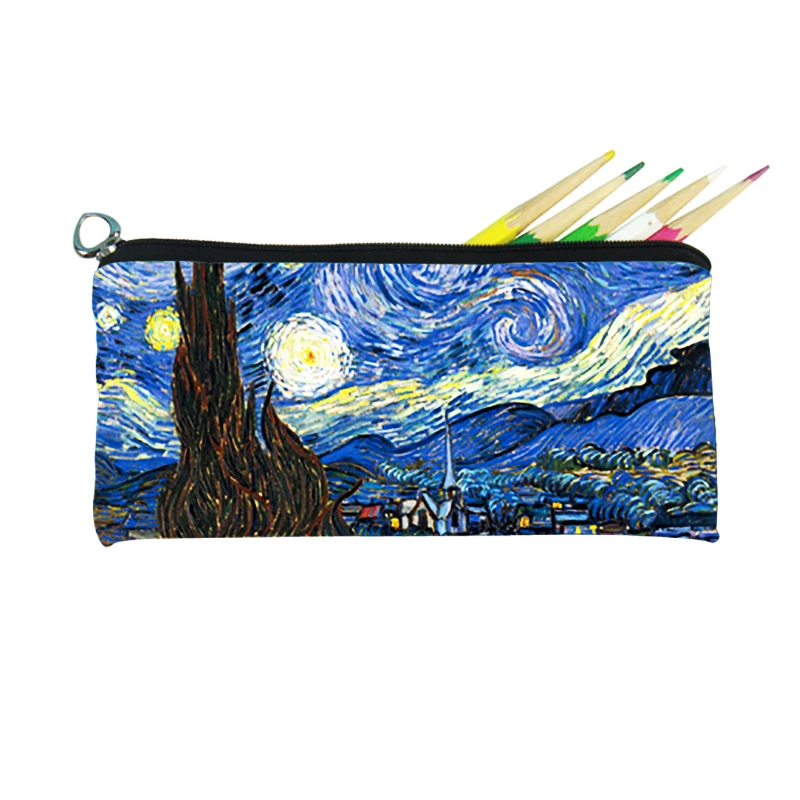 Ван Гог Звездная ночь дизайнерская картина цифровая печать подарочные сувениры художественные коллекции заказной пенал