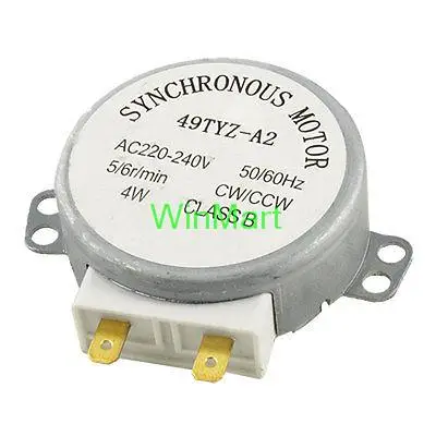 

2pcs AC 220V-240V 4W 5/6RPM Turntable Synchronous Motor for Microwave Oven