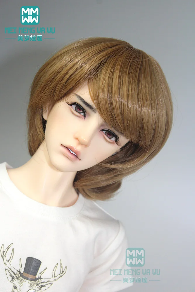 Аксессуары для кукол парики 1/3 1/4 1/6 BJD волосы коричневые модные короткие подходят