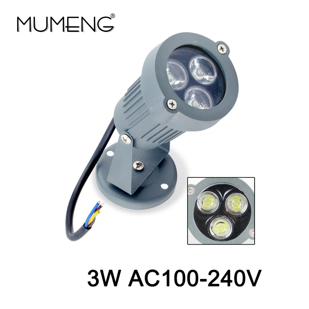 

MUMENG LED FloodLights 3w projection lamp High Power LED Flood Light Outdoor IP65 cast light cool white warm white