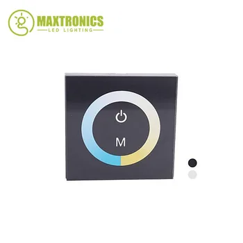 

Best price 1 pcs DC12-24V 4Ax2Channels Touch Panel Color Temperature Controller Free shipping