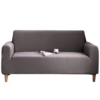 

Grey Color Tight Wrap Sofa Cover Elastic Sofa Cover All-Inclusive Cover Furniture Cover Living Room Protective Sofa Cover