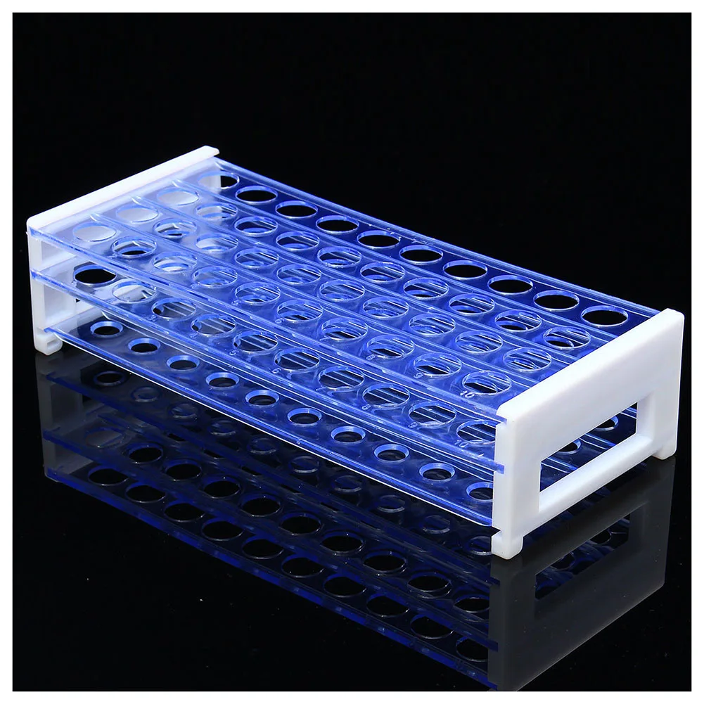 Plastic 3 Layers Lab Test Tube Rack Holder for 18mm Centrifugal Pipe