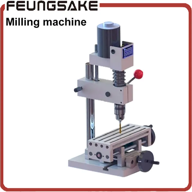 B12 milling machine with JT0 chuck Mini Drill Press Bench B10 Drill Machine with workbench