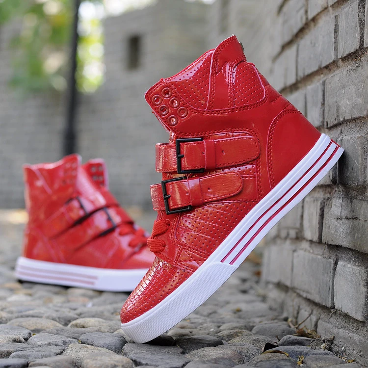 red hip hop shoes