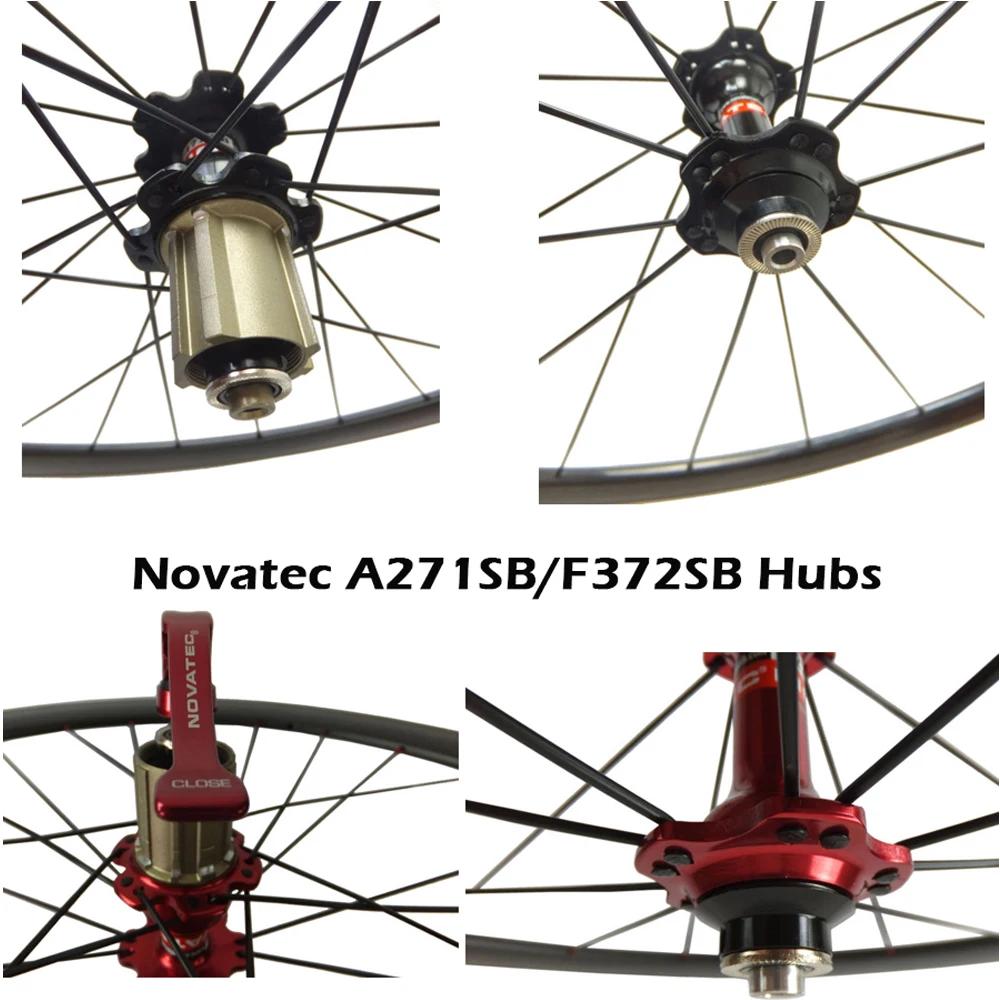 50 88mm de carbono clincher tubular roda