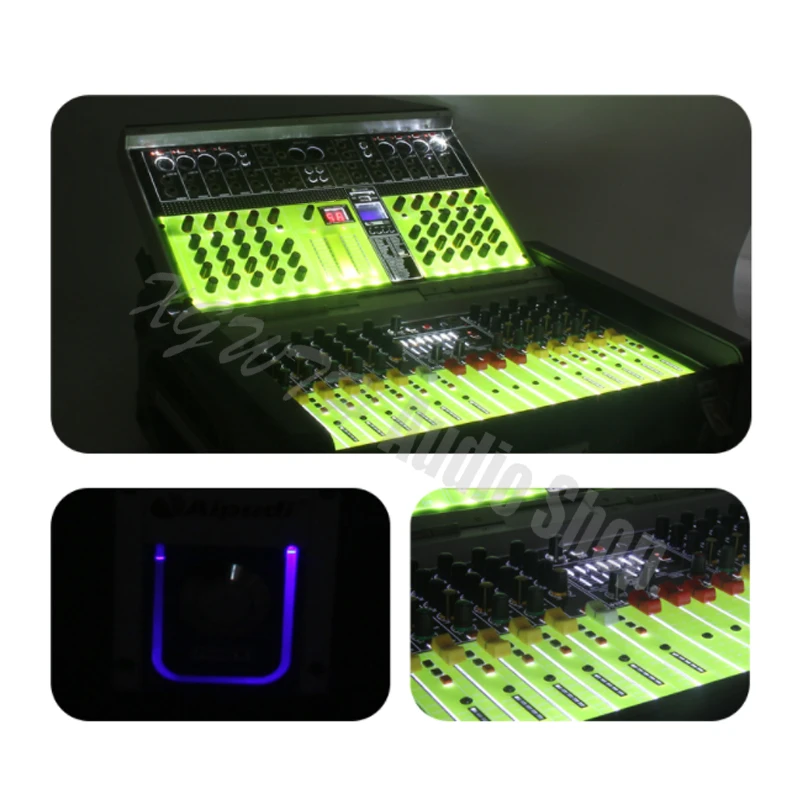 1500W+1500W Amplifier Digital Mixer 12 Channel