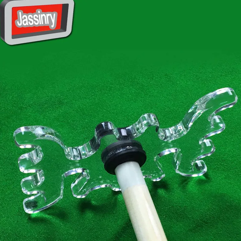 1pc Multi functional transparent Bridge Cue Rest Head Pool Billiard