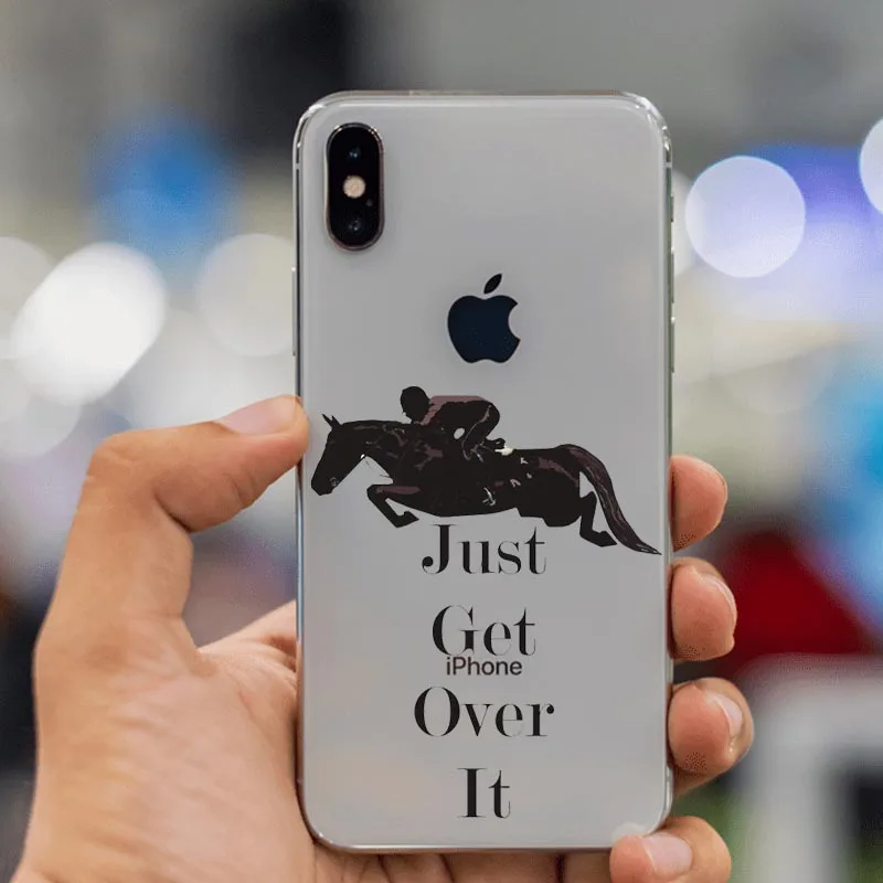 Мягкий чехол для телефона для iPhone 8, 8 Plus, чехол для Fundas iPhone XS, XS, MAX, 6, 6 S, 7 Plus, 5 5S, чехол с изображением лошади - Цвет: TPU