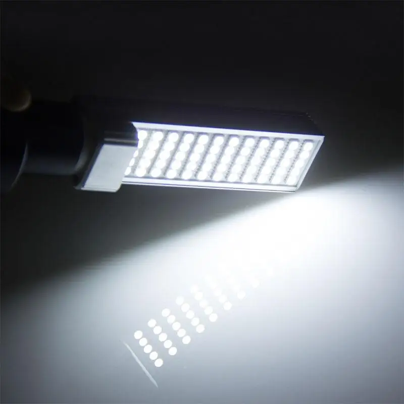 Akdsteel SMD 5050 60 Светодиодная лампа e27 свет AC85V 265V 12 Вт горизонтальный разъем лампы