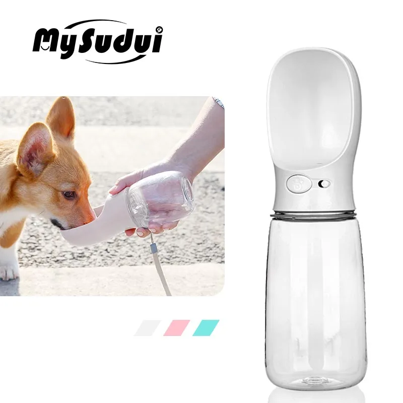 

MySudui 350/550 ML Portable Dog Water Bottle Drinking Bowls For Dogs Cats Travel Dog Water Bowl Cat Feeding Drinking Cup Dish