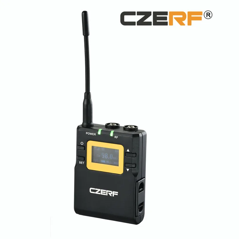 

CZE-T600 0.2w 76-108MHz Protable fm transmitter mini radio station with bluetooth support TF card