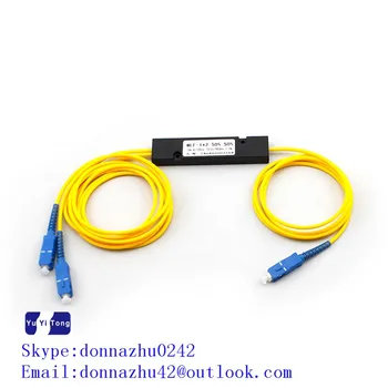 

5pcs 1 points 2 Telecom PLC Cassette Fiber Optical Splitter with SC Optical Splitter GPON Planar Waveguide Connector