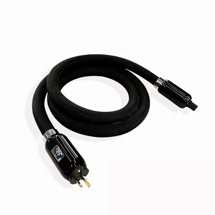 

DHL shipping 1.8 meter Kharma KPC-GR-1C Grand reference series Rhodium plated US/EU power cable for audio power cord