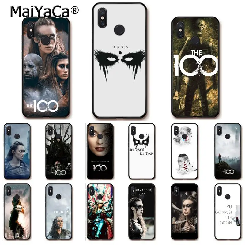 

MaiYaCa Heda Lexa The 100 TV Show TPU Black Phone Case Shell for Xiaomi Mi 6 Mix2 Mix2S Note3 8 8SE Redmi 5 5Plus Note4 4X Note5
