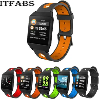 

W1 Waterproof Smart Watch Blood Pressure Heart Rate Monitor Sport Wristband Smart Bracelet For iOS Android 3E15