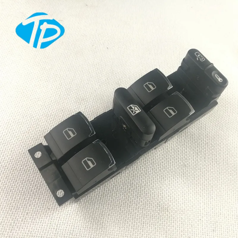 New Chrome Master Window Switch For VW Jetta Golf GTI MK4 Passat B5 /Driver Side 3BD959857, 3BD 959 857